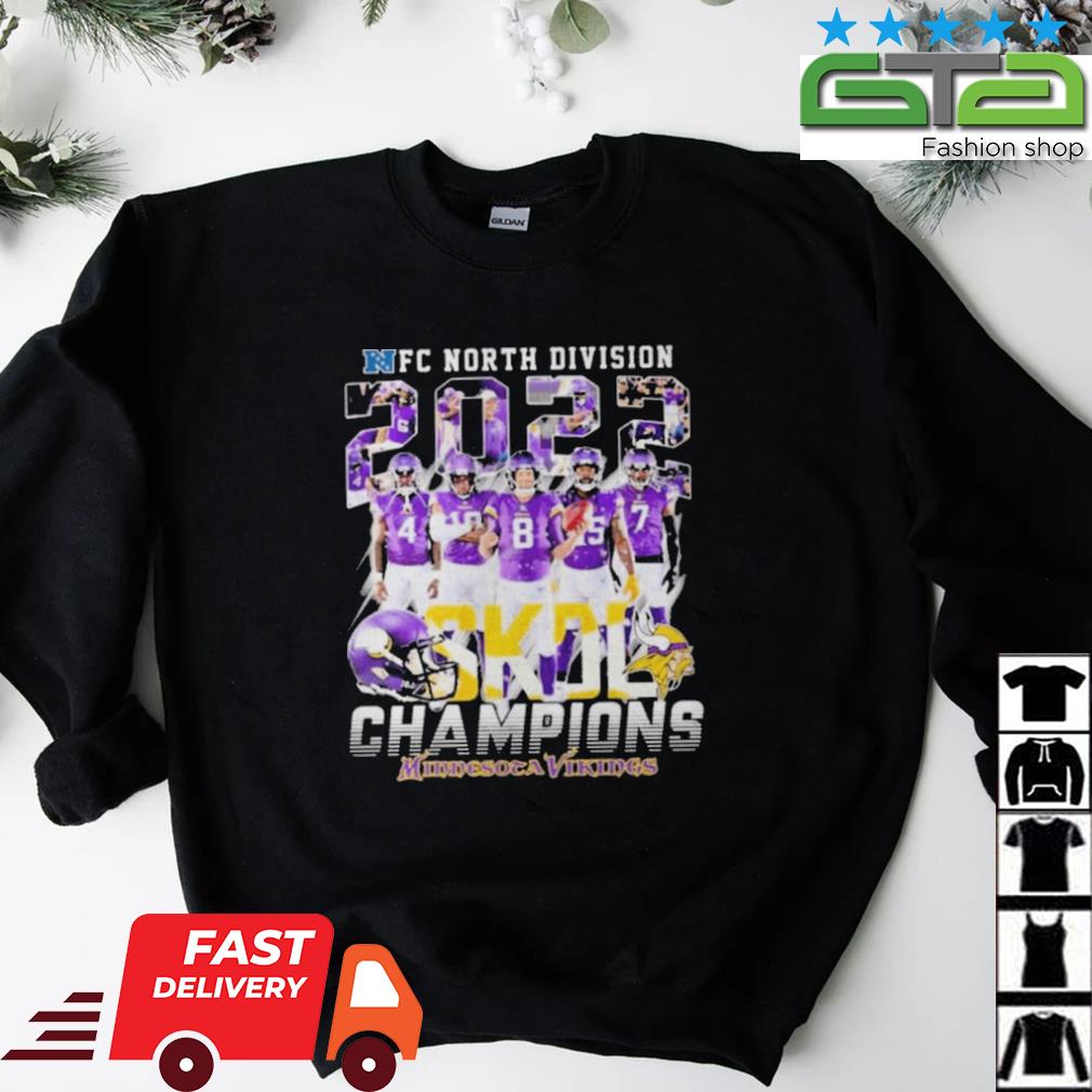 NFC North Division 2022 SKOL Champions Minnesota Vikings Vintage T