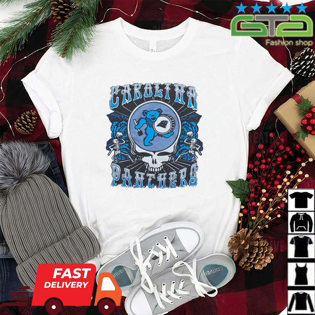 NFL X Grateful Dead X Carolina Panthers Shirt - Dalatshirt