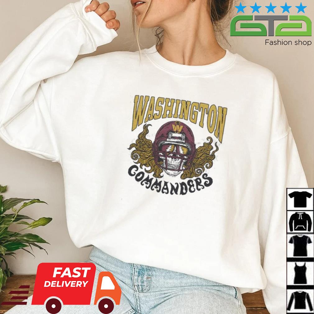 NFL x Grateful Dead x Commanders  Retro Washington Commanders T