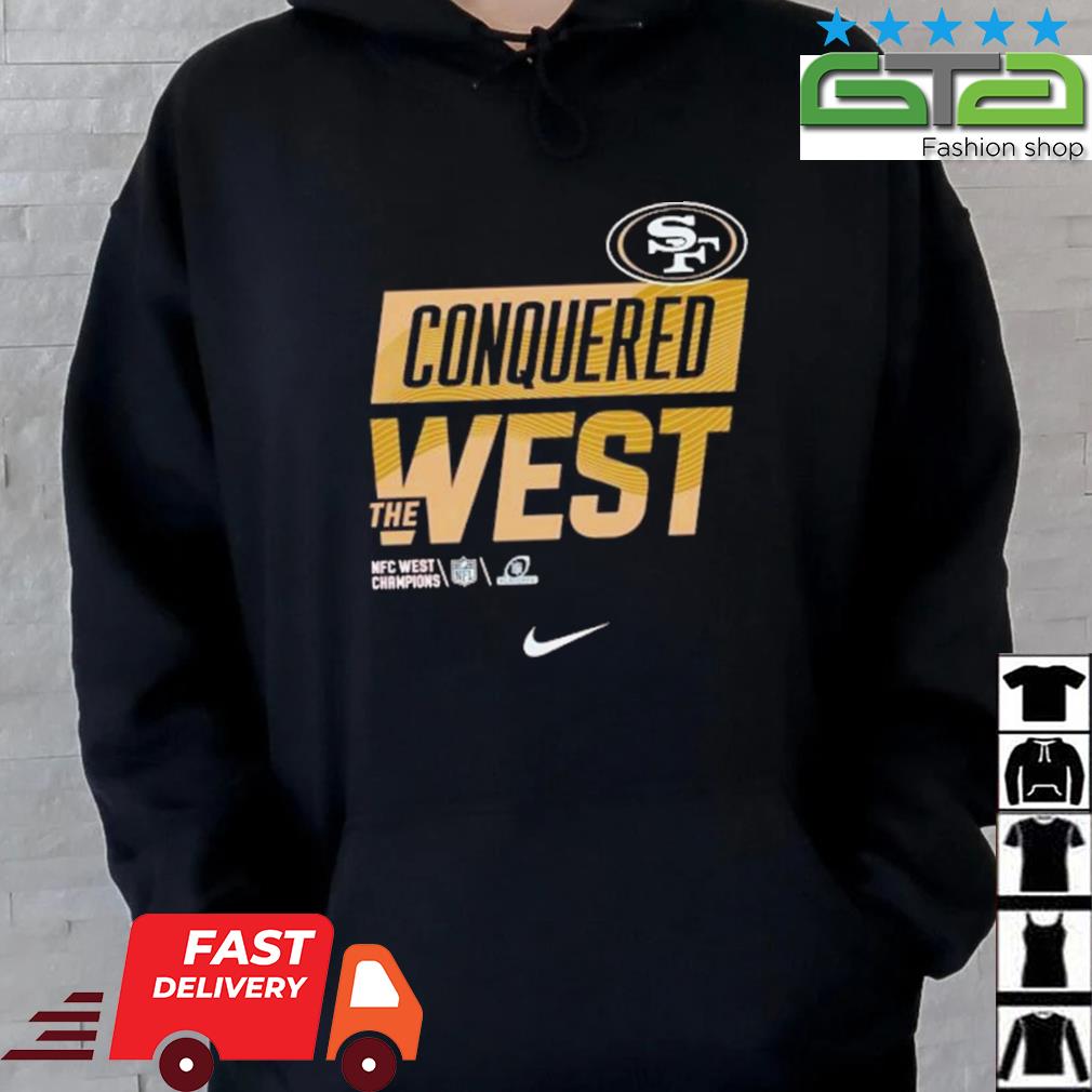 Official San Francisco 49ers 2022 NFC west division champions shirt,  hoodie, sweater, long sleeve and tank top