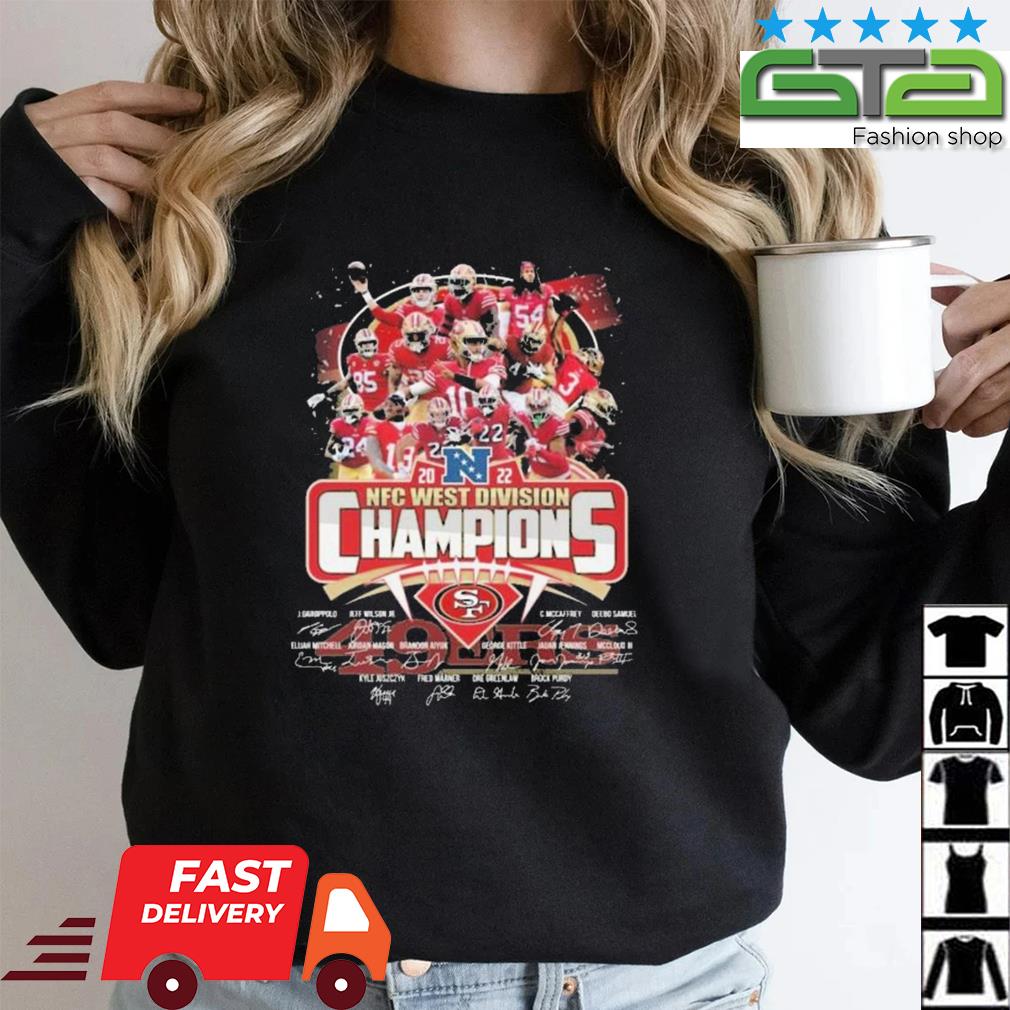 2022 NFC West Division Champions San Francisco 49ers helmet 21X Champs  shirt, hoodie, sweater, long sleeve and tank top