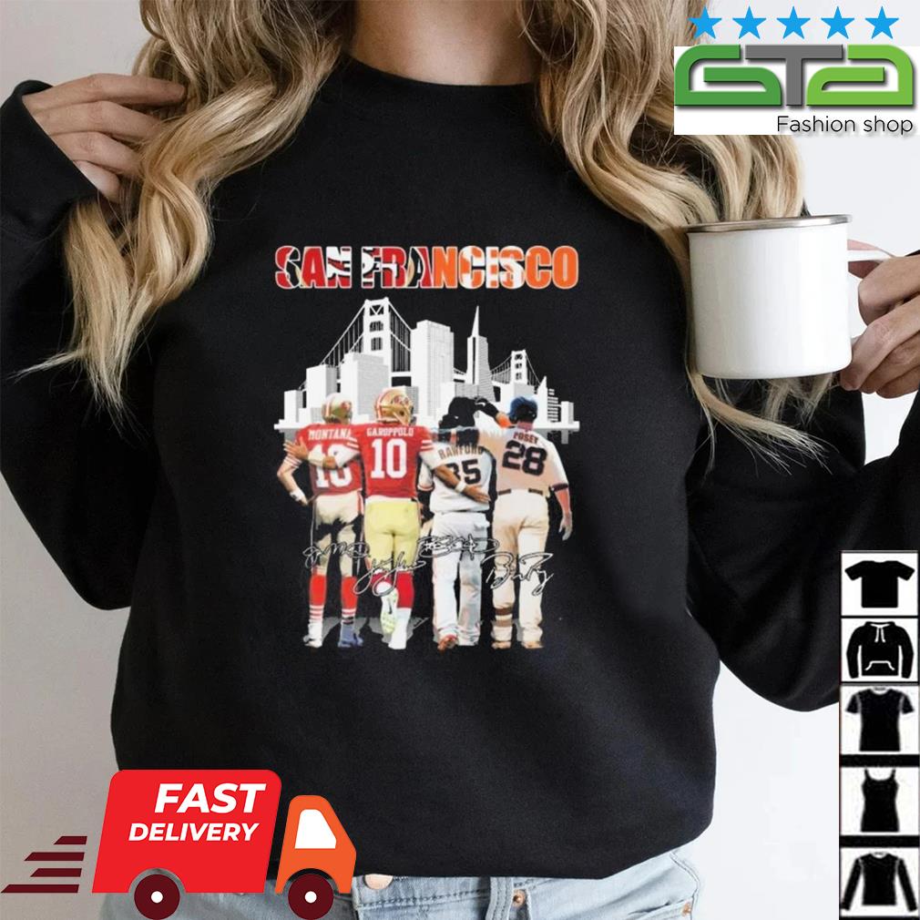 San Francisco 49ers Team Football 2022 Nfc West Champions Signatures Mug,  hoodie, sweater, long sleeve and tank top