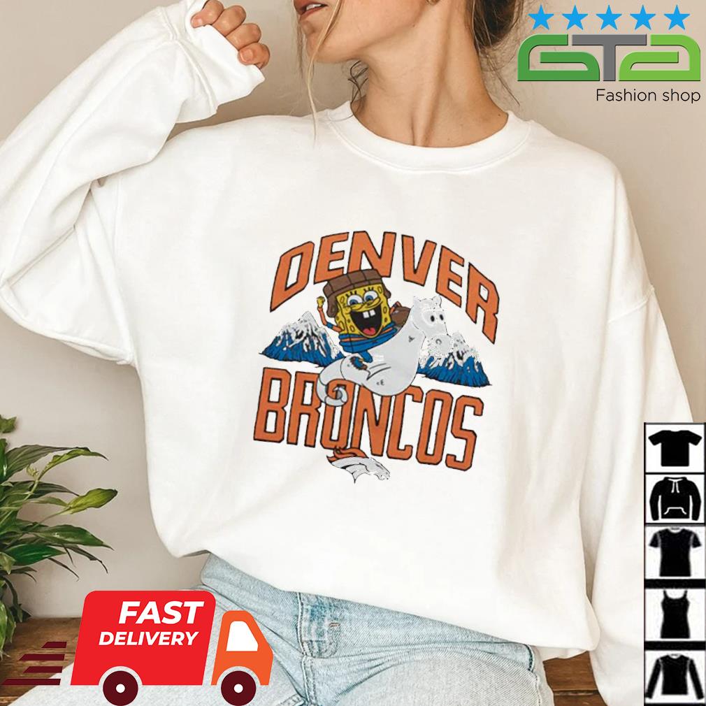 Denver Broncos Vintage T Shirt, Denver Bronco Inspired Sweatshirt