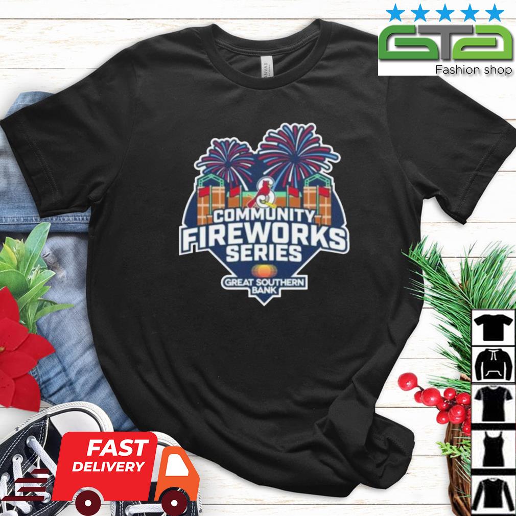 St Louis Cardinals Community Fireworks Series Great Southern Bank Shirt