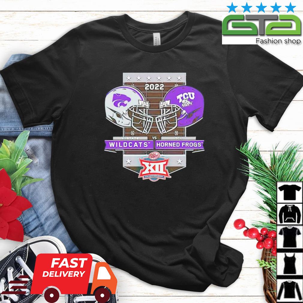 Tcu Horned Frogs vs K-State Wildcats 2022 Big XII Football Champions Shirt