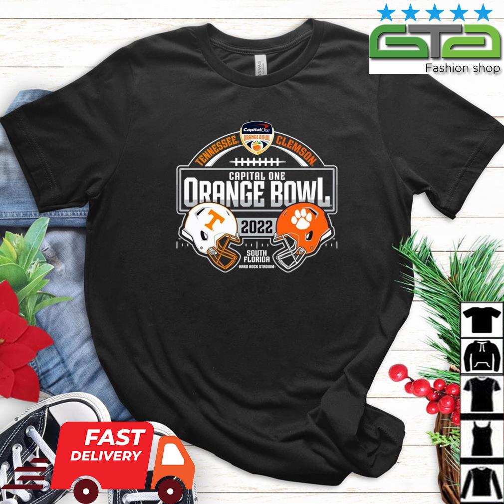 Tennessee Volunteers Vs Clemson Tigers Capital One Orange Bowl 2022 Shirt
