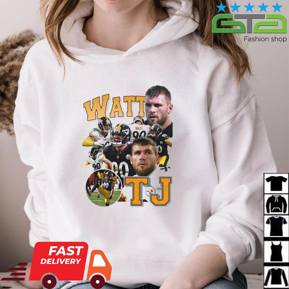 Pittsburgh Steelers T.J. Watt 90 Say Watt logo 2022 T-shirt, hoodie,  sweater, long sleeve and tank top