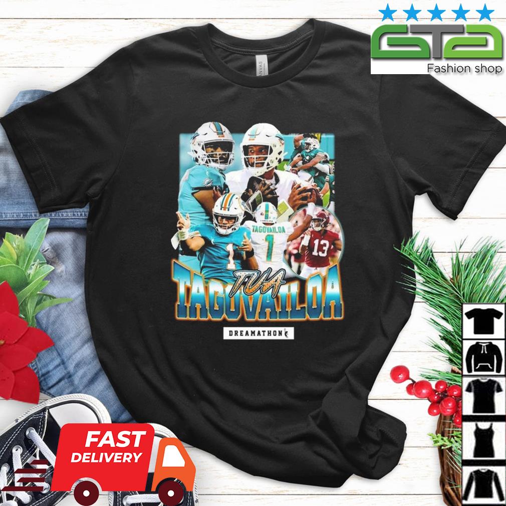 Tua Tagovailoa Miami Dolphins Dreamathon Rap Shirt