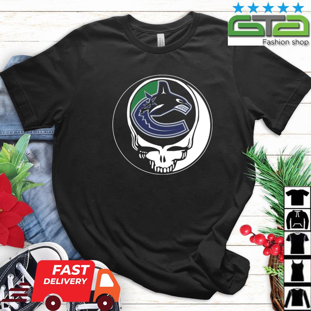 Vancouver Canucks Grateful Dead Steal Your Face Hockey NHL Shirt