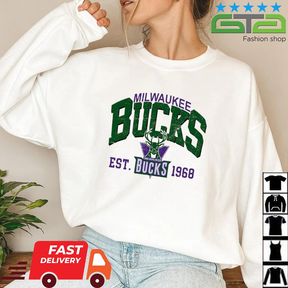 Vintage Milwaukee Bucks Basketball Est 1968 Shirt