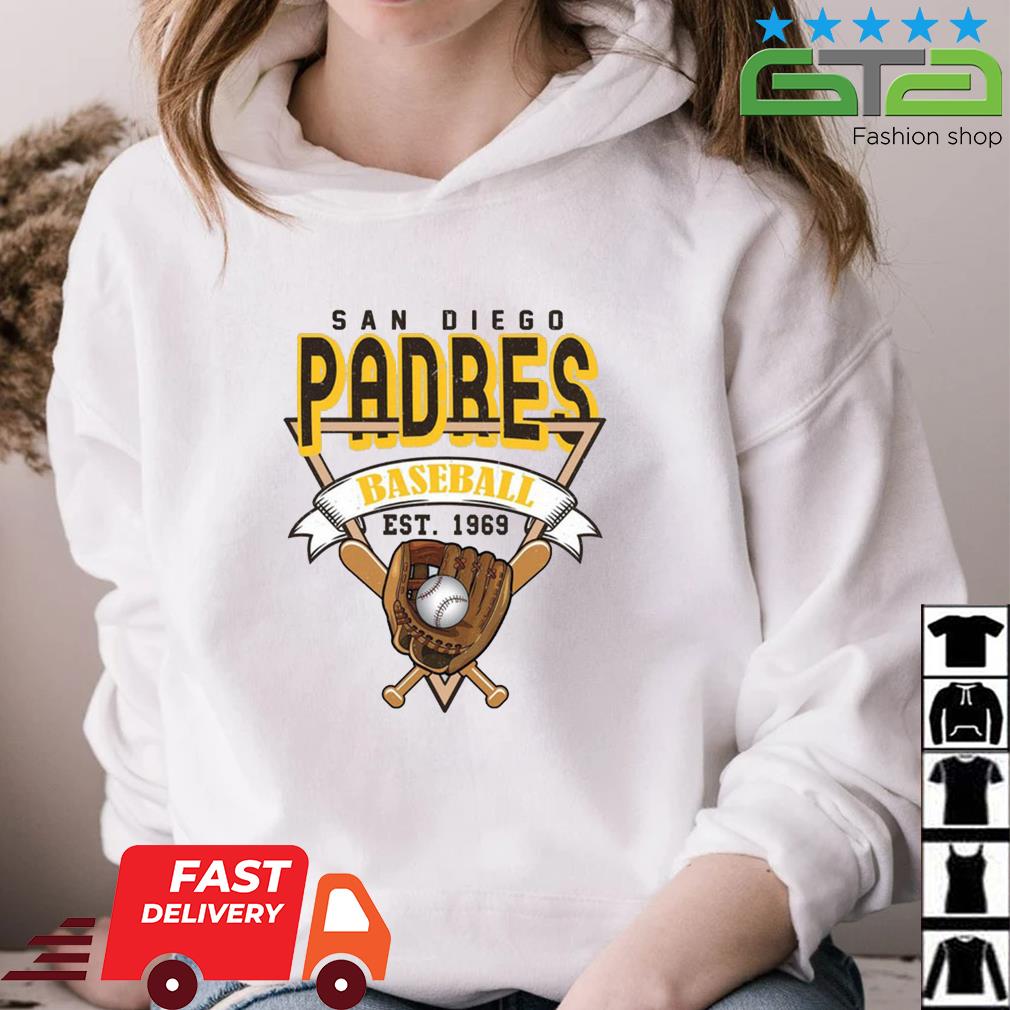 San Diego Padres EST 1969 Vintage Baseball T-Shirt, hoodie