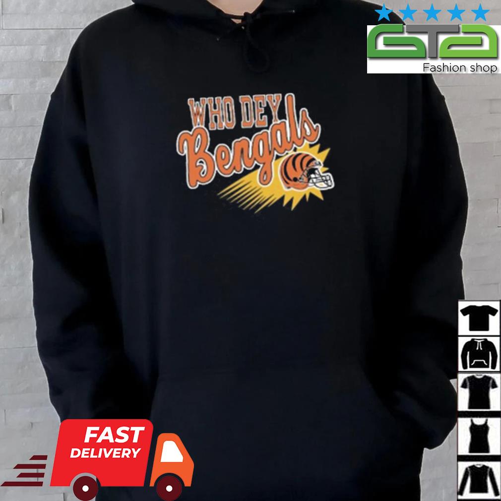 Cincinnati Bengals White Bengal who Dey Bengals helmet shirt, hoodie,  sweater and v-neck t-shirt