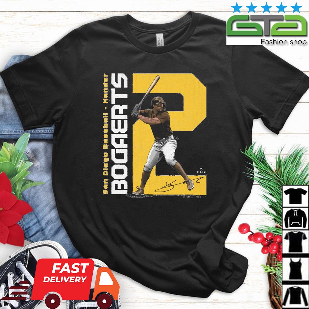 Xander Bogaerts San Diego Padres Vertical Signature Unisex T-Shirt