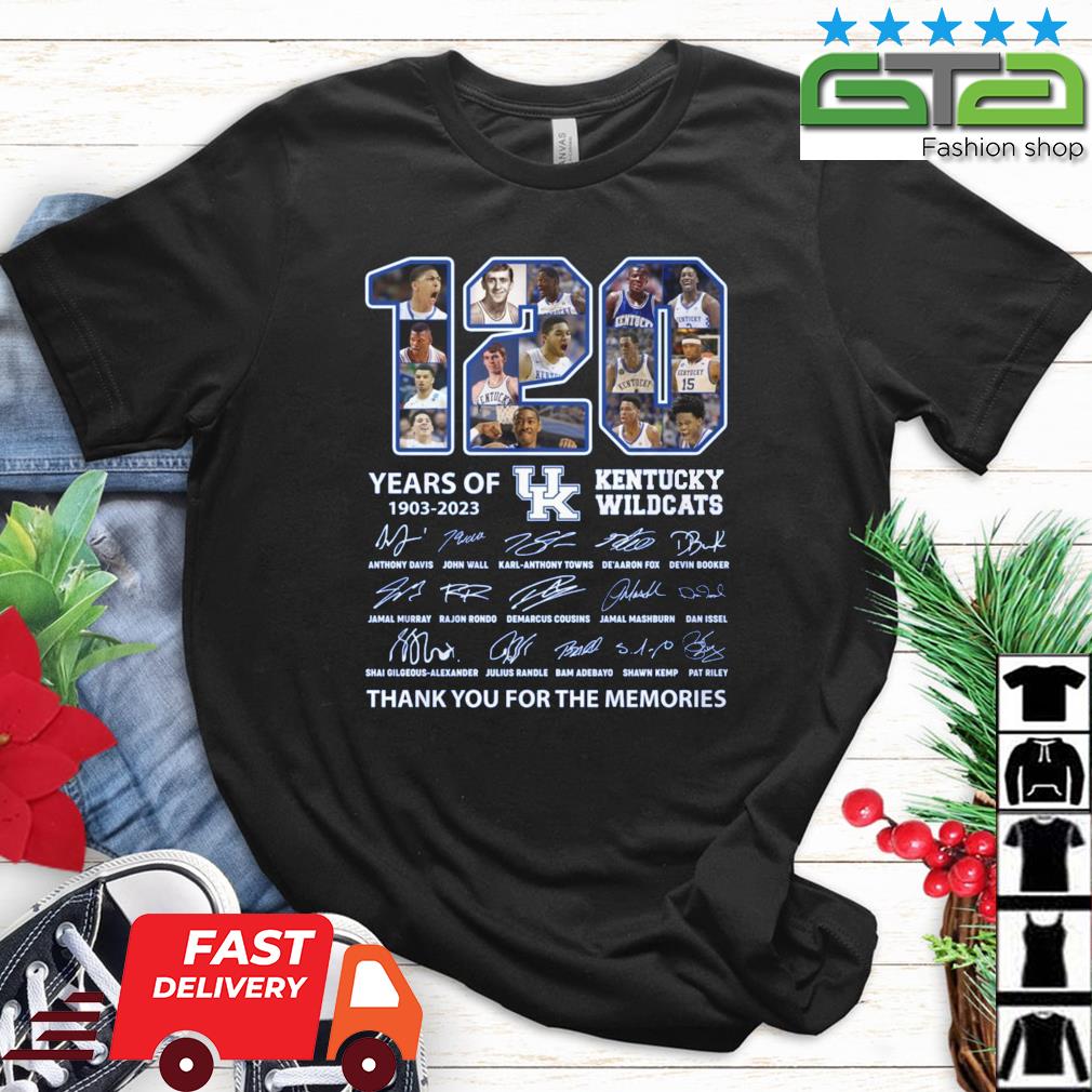 The Yankees 120 years of 1903 2023 thank you for the memories shirt