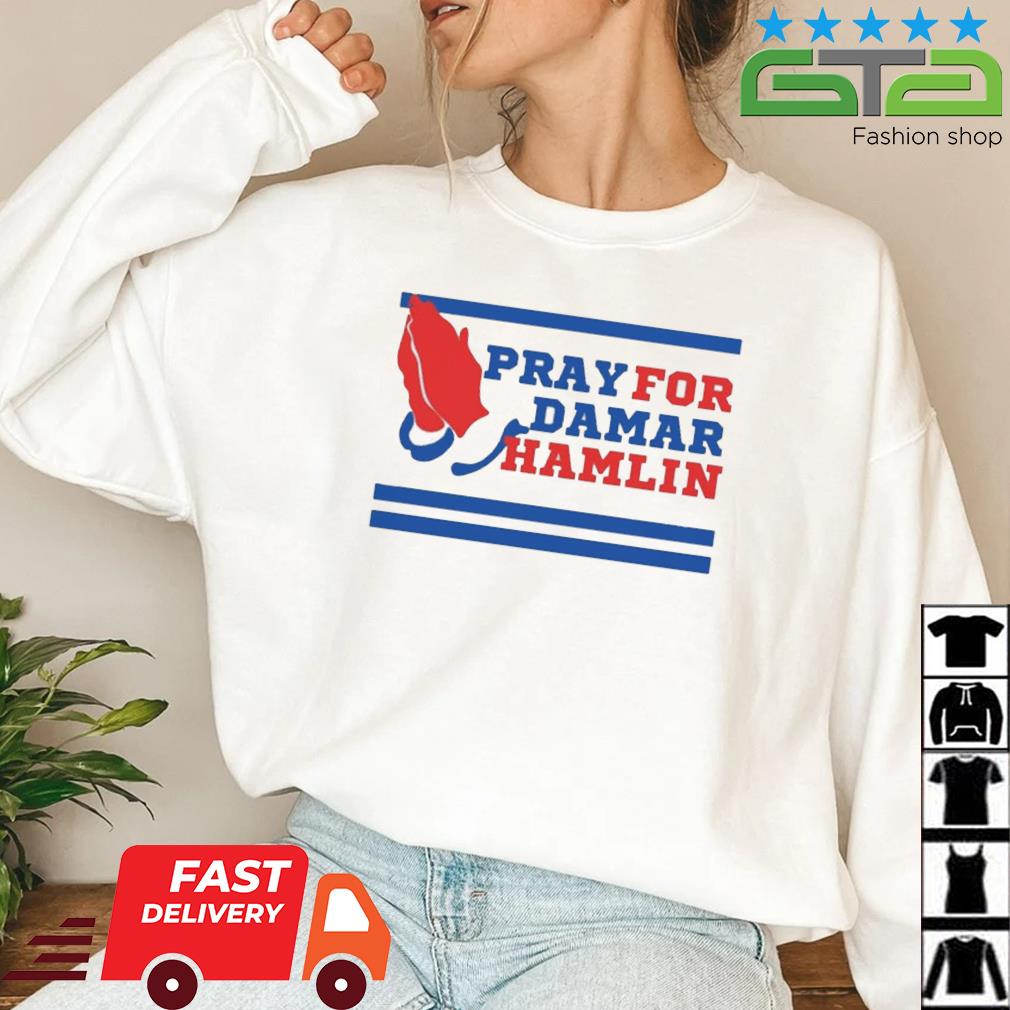 Nfl Buffalo Bills Pray For Damar Hamlin T-shirt,Sweater, Hoodie, And Long  Sleeved, Ladies, Tank Top