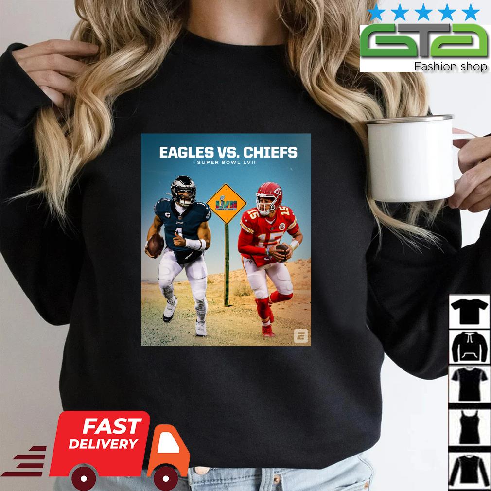 Tigers Eagles vs Chiefs Super Bowl LVII Champions 2023 shirt, hoodie,  sweater, long sleeve and tank top