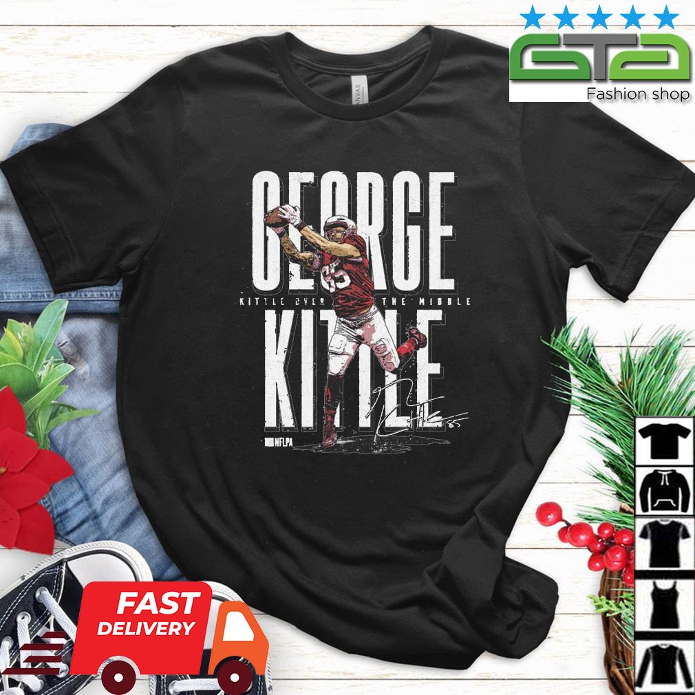 Top george Kittle over the middle 2023 NFLPA shirt, hoodie, sweater, long  sleeve and tank top