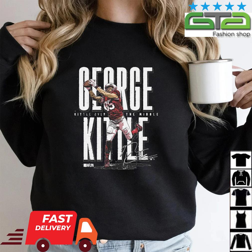 Top george Kittle over the middle 2023 NFLPA shirt, hoodie, sweater, long  sleeve and tank top