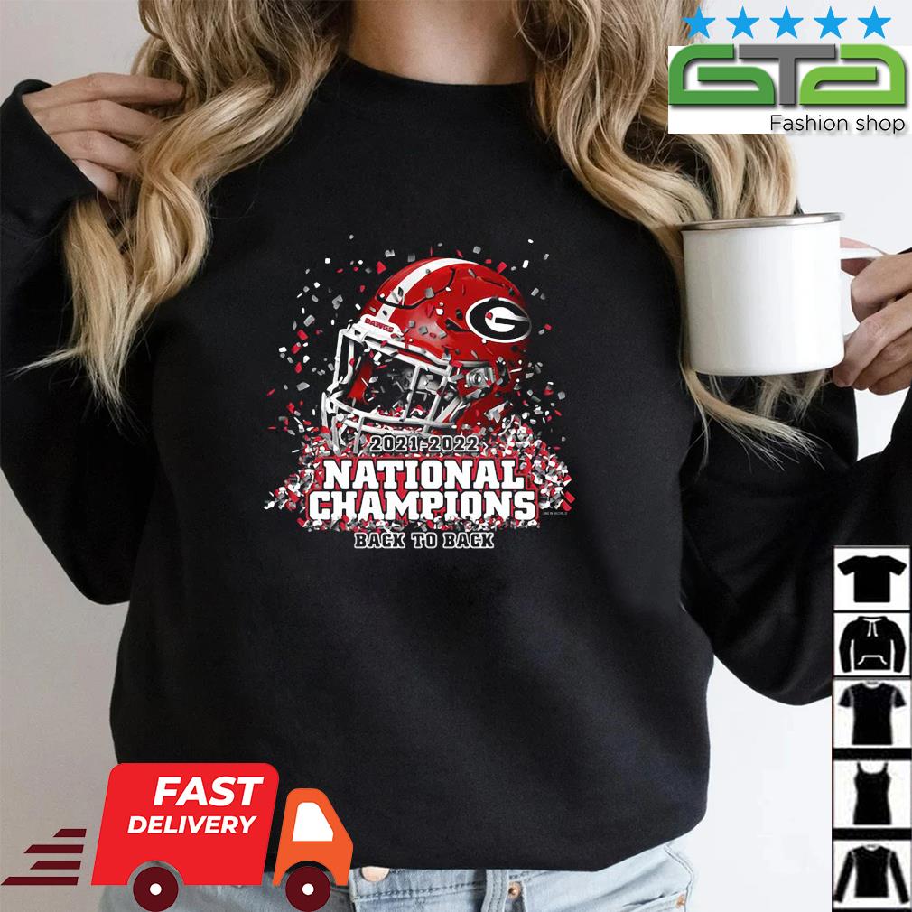 Georgia Bulldogs Win Craft Back To Back College Football Playoff National Champions  State Shirt, hoodie, sweater, long sleeve and tank top