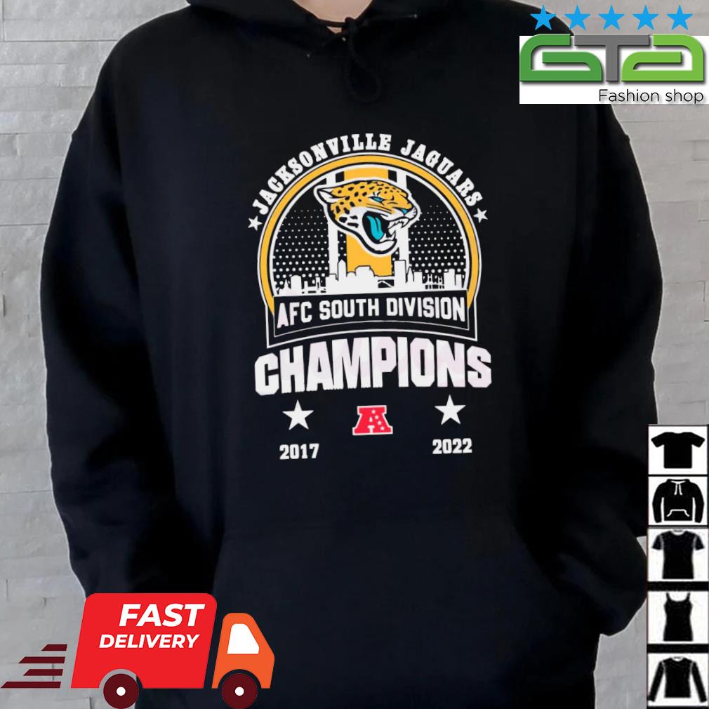 Jacksonville Jaguars City 2022 AFC South Division Champions 2017-2022 shirt,  hoodie, sweater, long sleeve and tank top