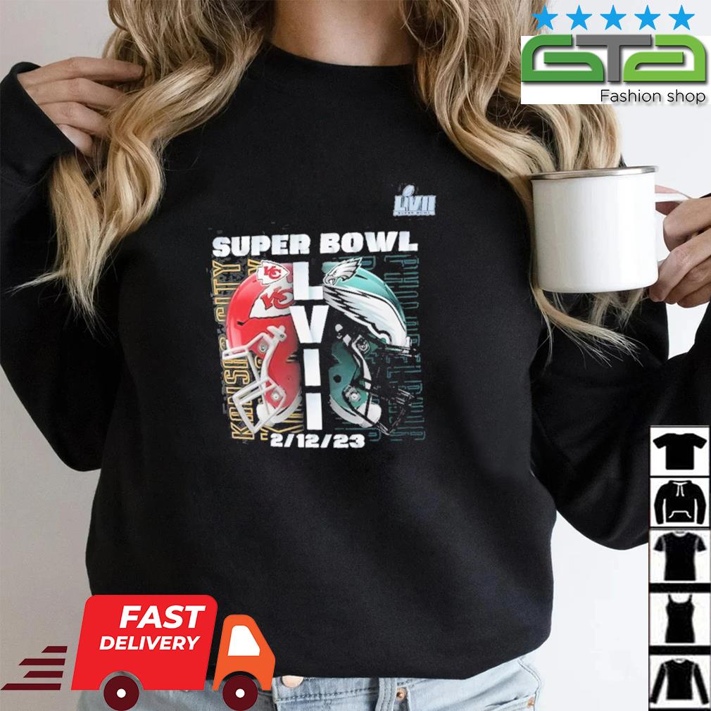 2023 Super Bowl Lvii Kansas City Chiefs Vs Philadelphia Eagles Sweatshirt,  hoodie, sweater, long sleeve and tank top