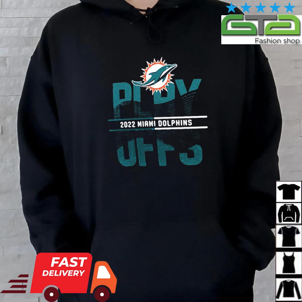 Nike Men's 2022 NFL Playoffs Iconic (NFL Miami Dolphins) T-Shirt in Grey, Size: Small | NP9906F9PX-G0G