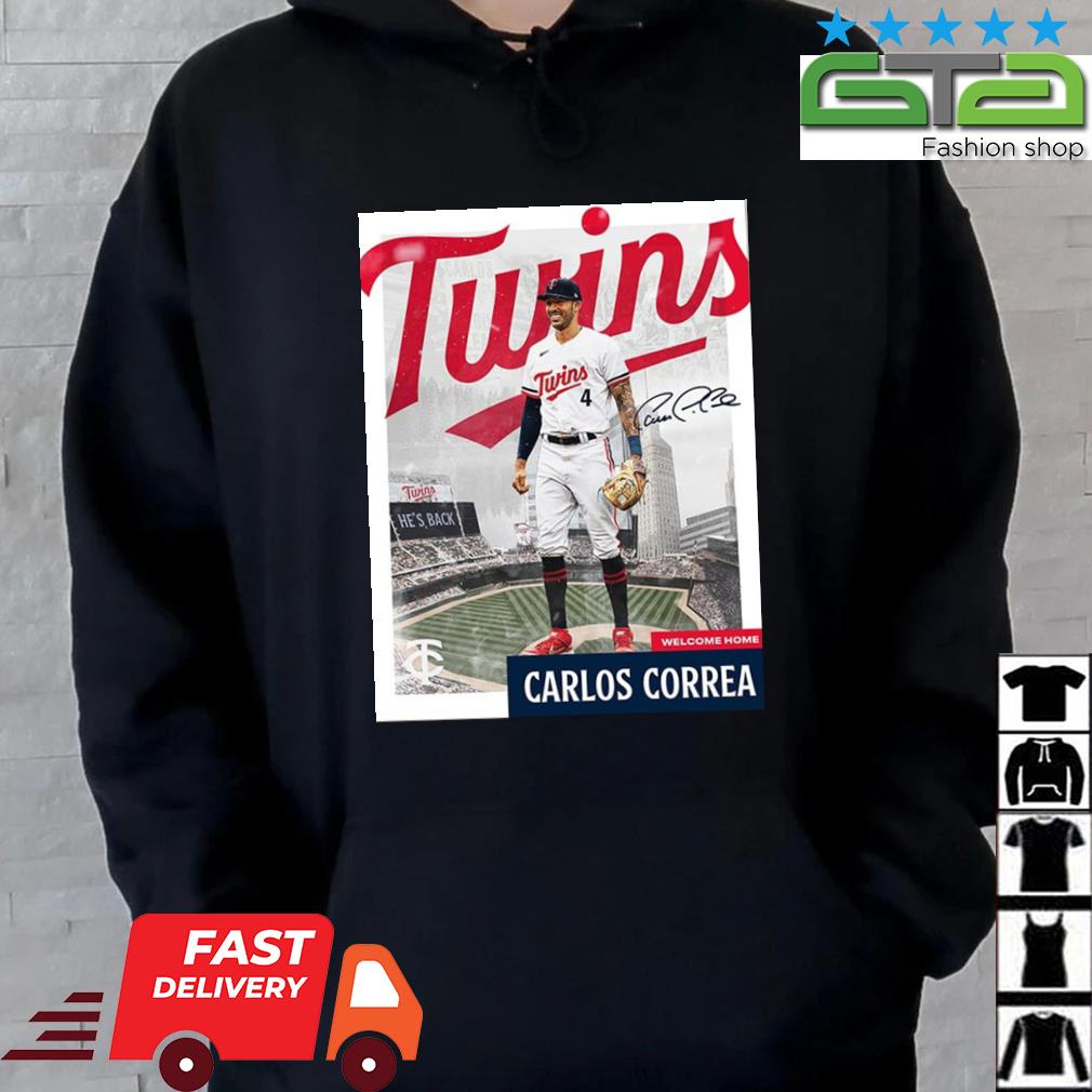 Carlos correa he's back signature T-shirt, hoodie, sweater, long sleeve and  tank top