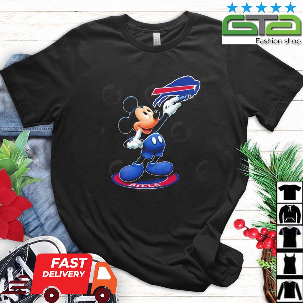 NFL Football Buffalo Bills Pluto Mickey Driving Disney Shirt T Shirt -  Freedomdesign