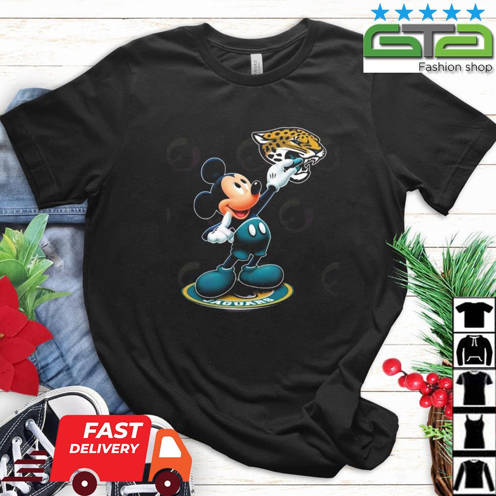 NFL Mickey Mouse I Only Roll With Jacksonville Jaguars - Rookbrand