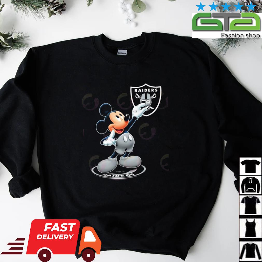 Official Mickey Mouse And Friends Oakland Raiders American Football Nfl  Christmas 2022 T-shirt, hoodie, sweater, long sleeve and tank top