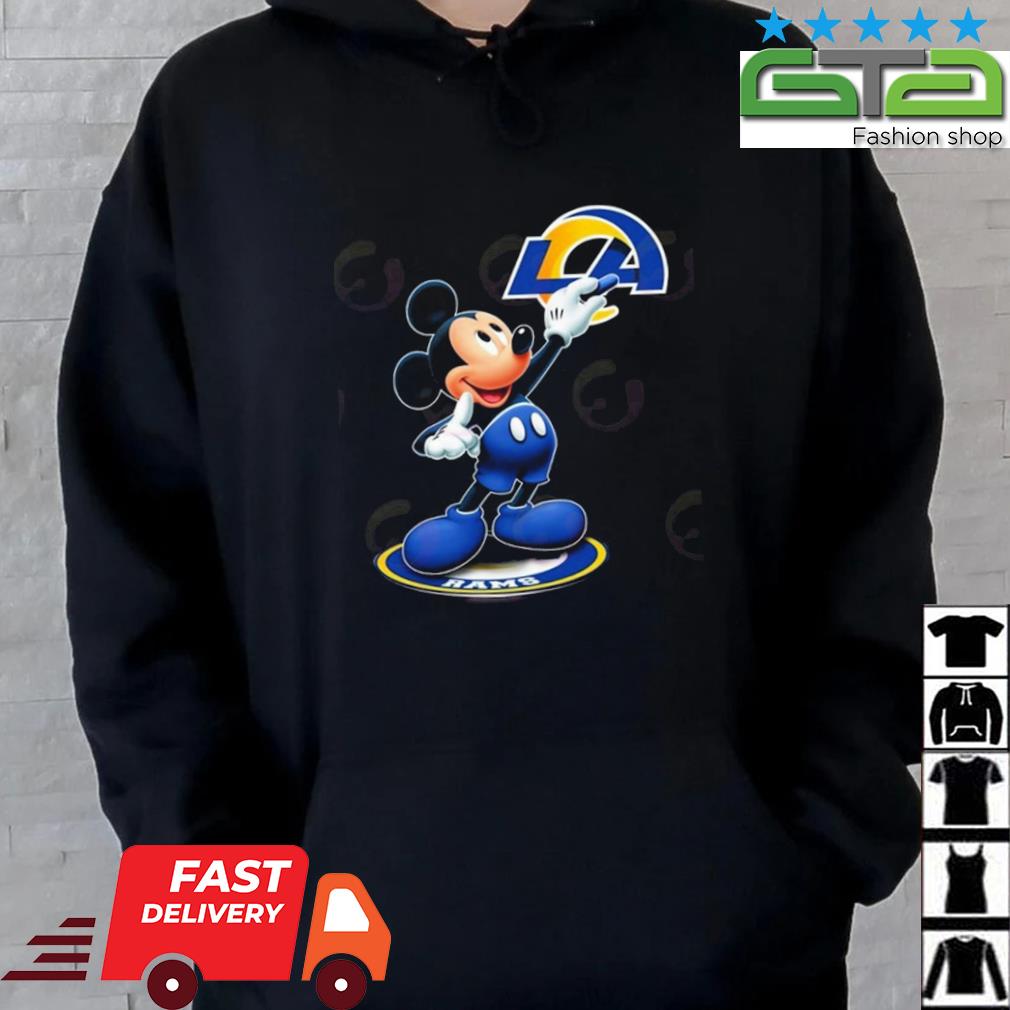 Los Angeles Rams NFL Mickey Mouse player cartoon 2023 shirt, hoodie,  sweater, long sleeve and tank top