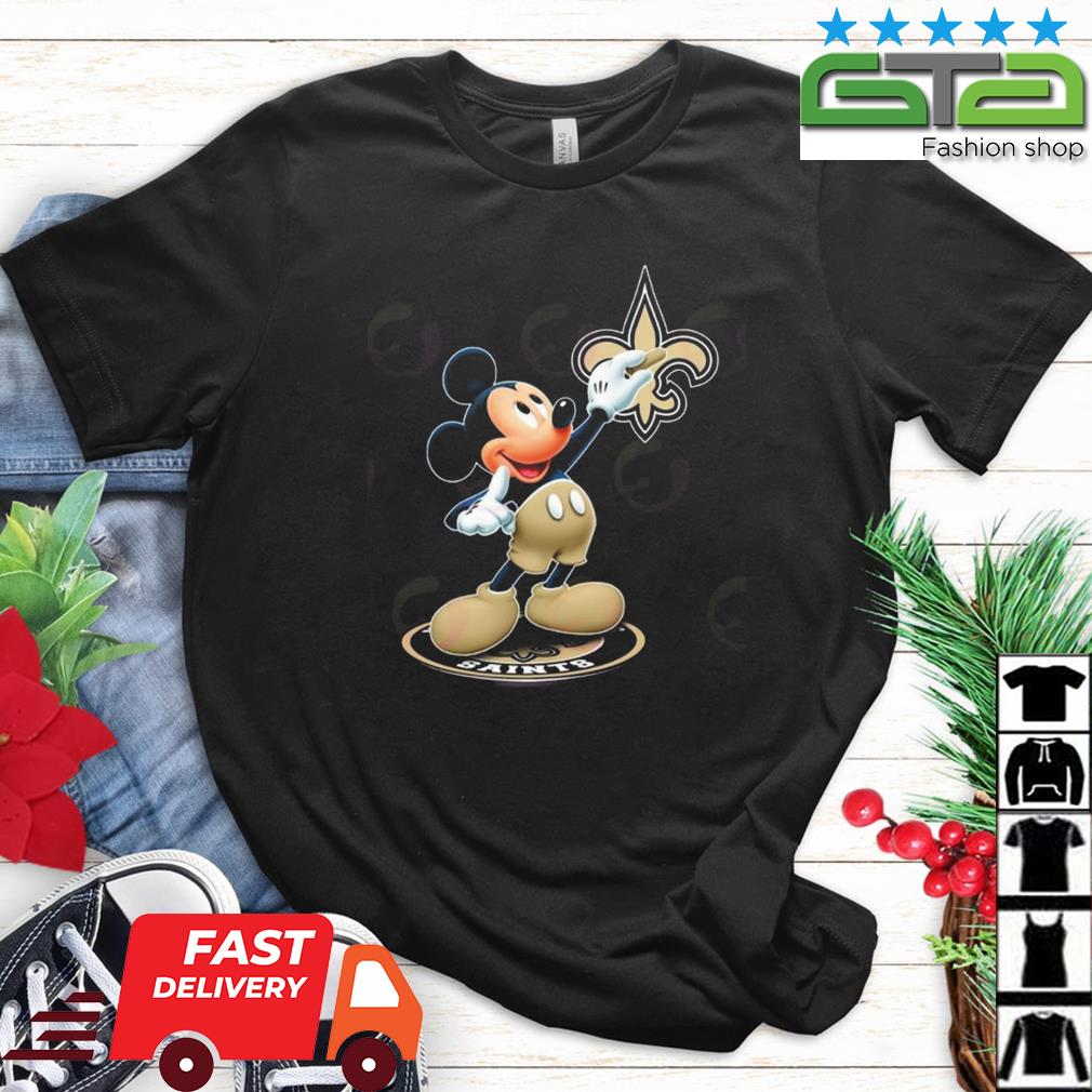 NFL New Orleans Saints Mickey Mouse 2023 Shirt, hoodie, sweater, long  sleeve and tank top