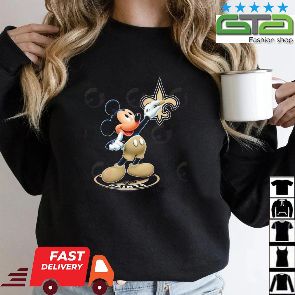 NFL New Orleans Saints Mickey Mouse 2023 Shirt, hoodie, sweater, long  sleeve and tank top