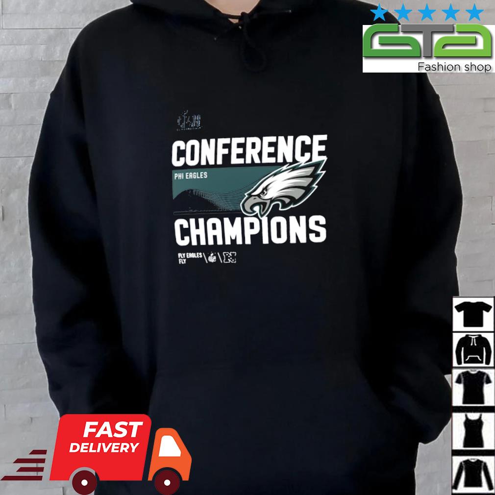 Official Philadelphia eagles 2022 nfc champions locker room trophy  collection 2023 shirt, hoodie, sweater, long sleeve and tank top