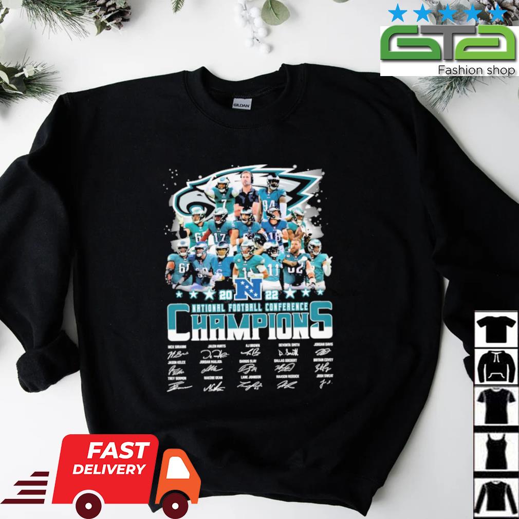 Philadelphia eagles 2022-2023 nfc champions shirt, hoodie, sweater, long  sleeve and tank top