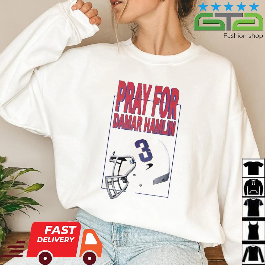 Damar Hamlin love for 3 pray for Damar Hamlin t-shirt, hoodie, sweater,  long sleeve and tank top