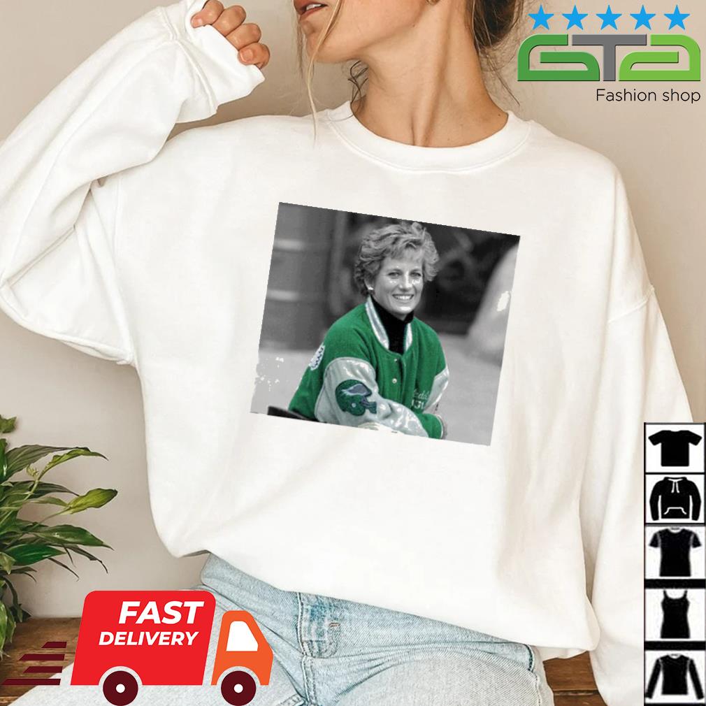 MtnDewBigSlam Princess Diana Wearing Philadelphia Coat Tie Dye T-Shirt