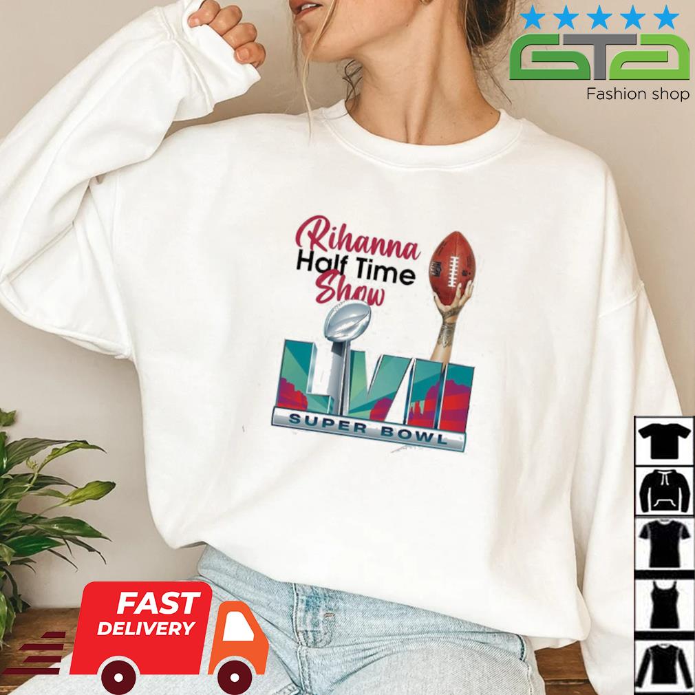 Superbowl Halftime Rihanna American Football Shirt - Teeholly