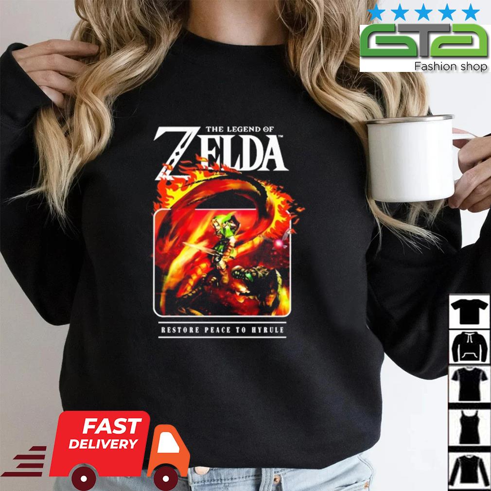 The Legend Of Zelda Restore Peace To Hyrule Shirt
