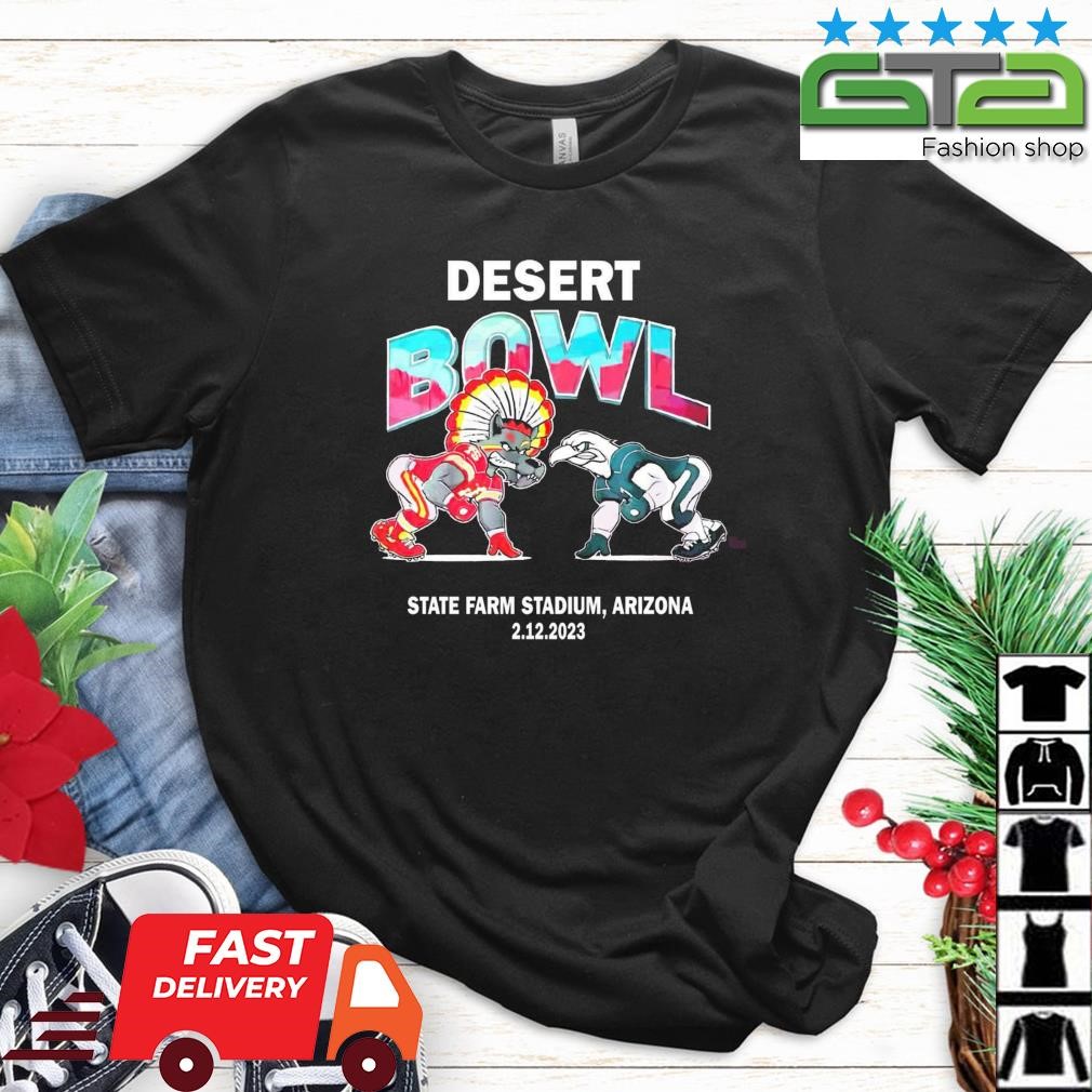 Desert shootout Kansas City Chiefs Vs. Philadelphia Eagles skeletons  football funny T-shirt, hoodie, sweater, long sleeve and tank top