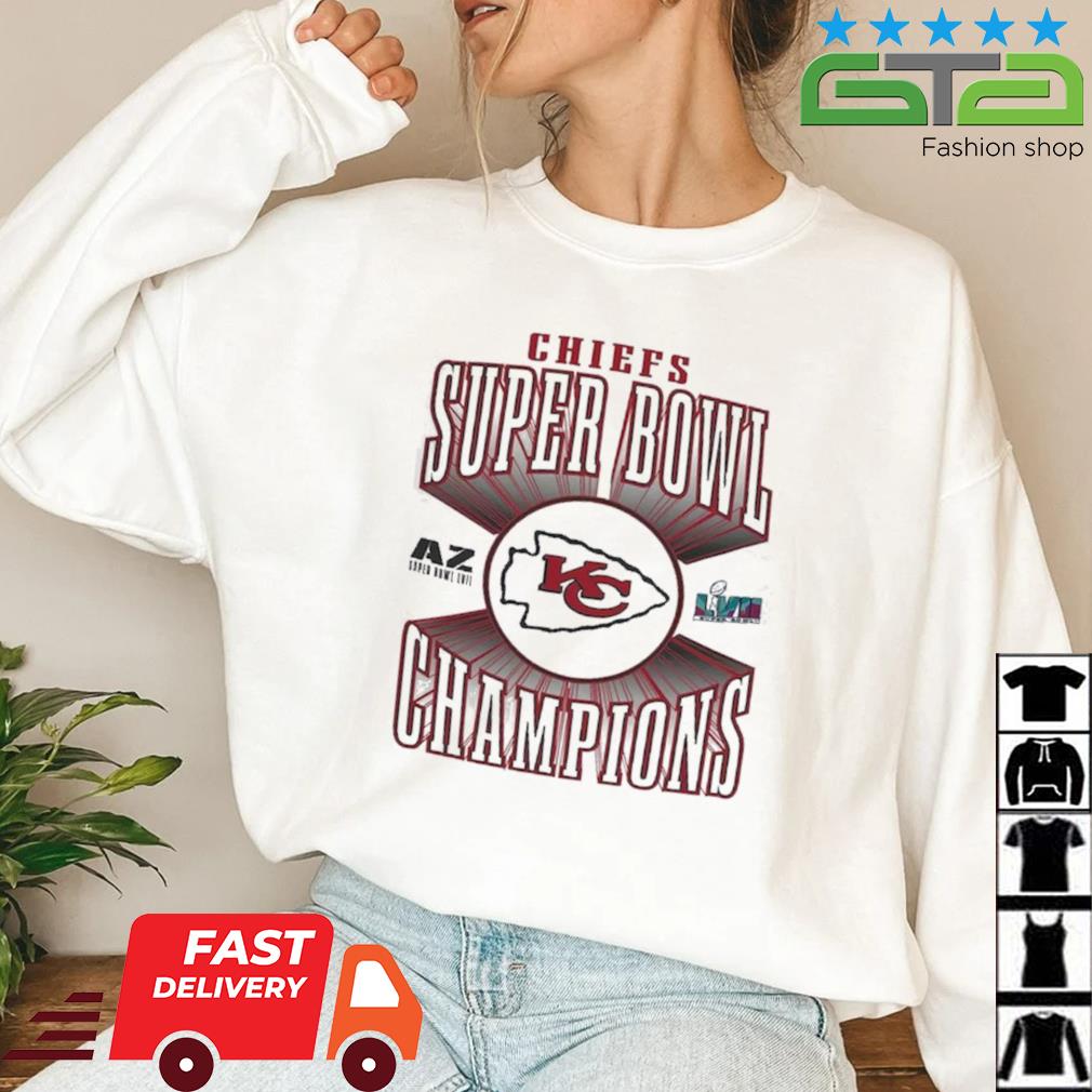 2023 Kansas City Chiefs WEAR by Erin Andrews Super Bowl LVII Champions Muscle Shirt