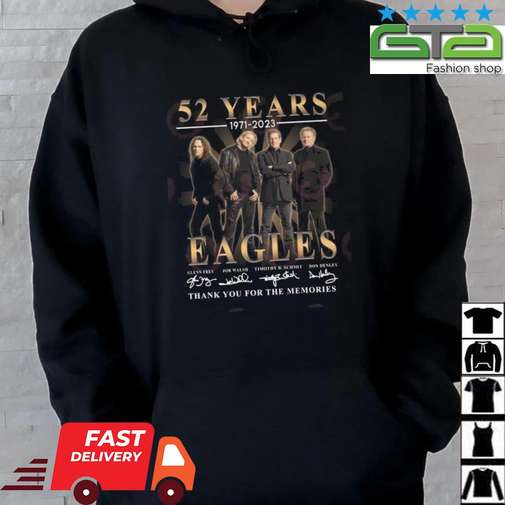 Eagles Band 52 Years 1971 2023 Signatures Thank You For The