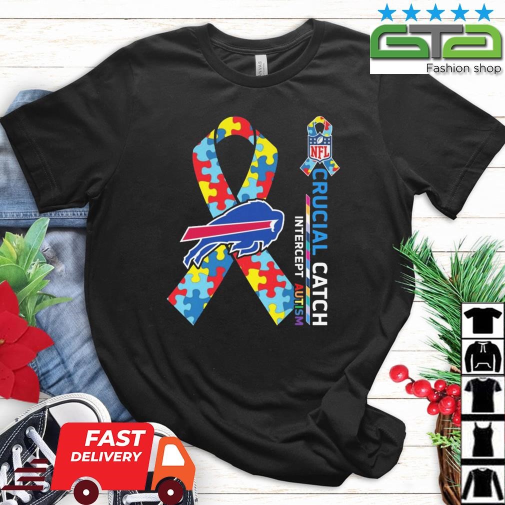 Buffalo Bills Crucial Catch Intercept Autism 2023 shirt