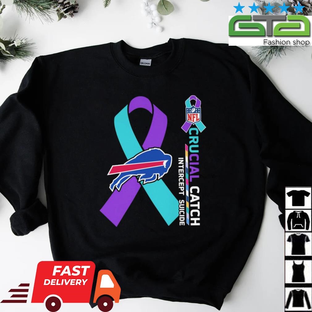 NFL Buffalo Bills Crucial Catch Intercept Cancer 2023 shirt, hoodie, sweater,  long sleeve and tank top