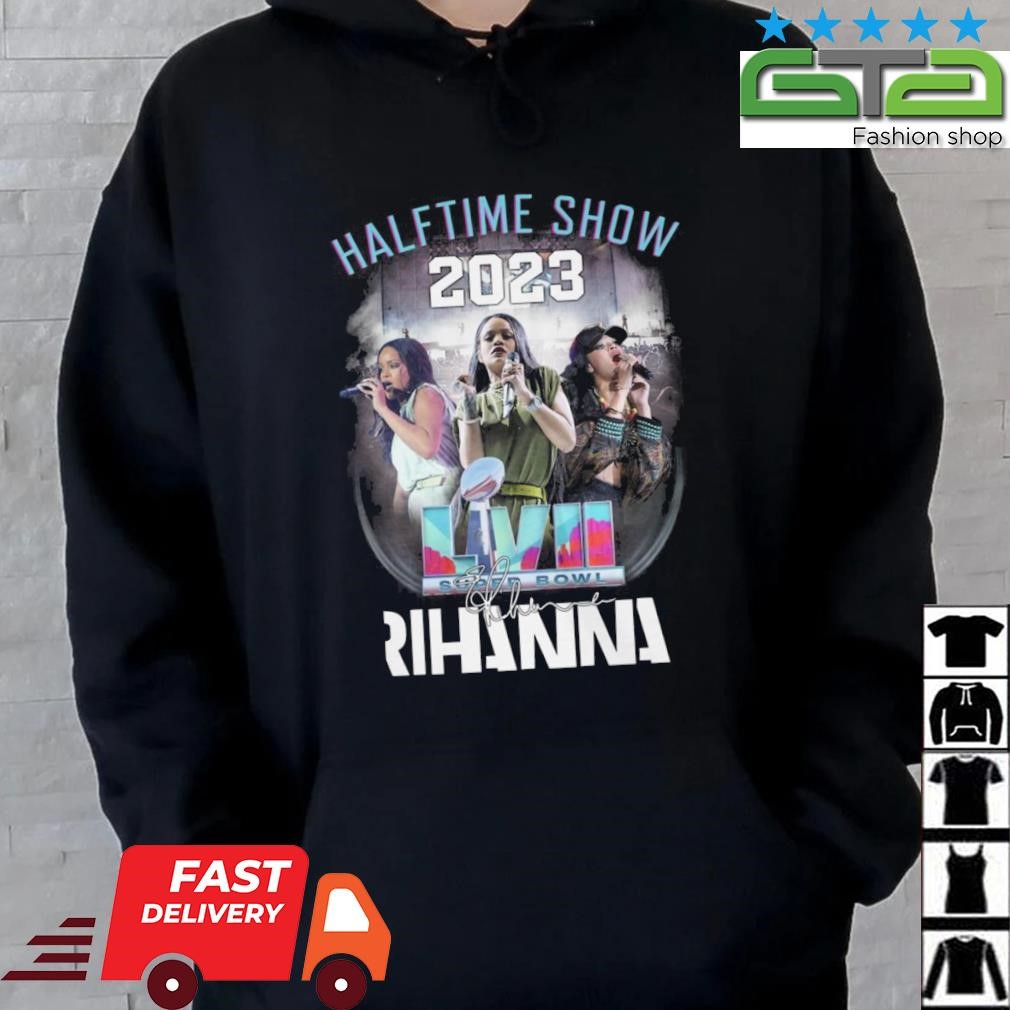 Rihanna Super Bowl Lvii Halftime Show 2023 Signature Vintage T