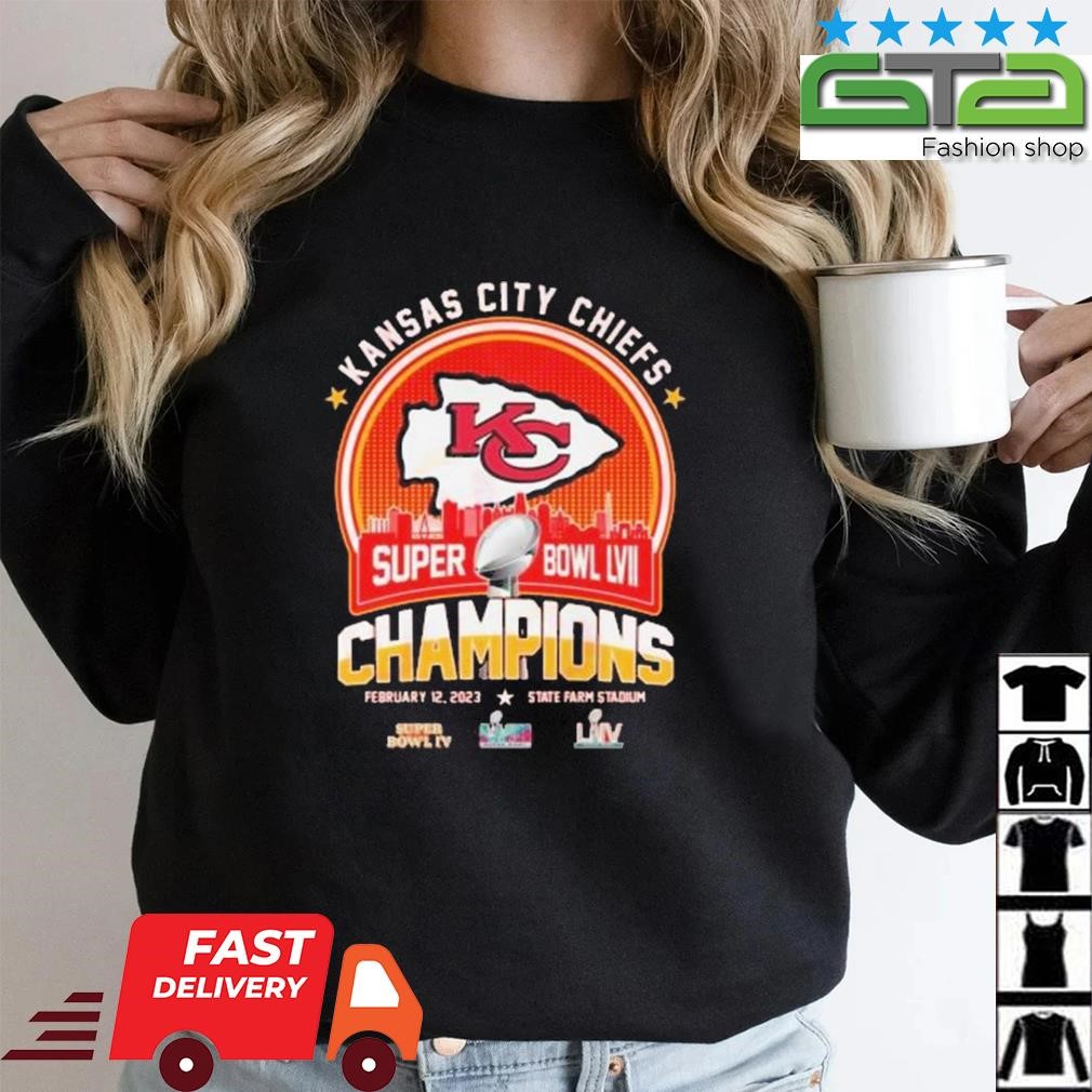 Kansas City Chiefs Super Bowl LVII Hoodie Combo 2 - BTF Store