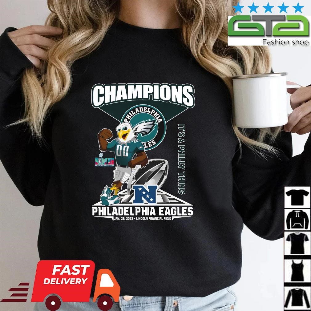 NFL Philadelphia Eagles NFC Champions LVII Super Bowl 2023 It's A Philly  Thing T Shirts - Limotees