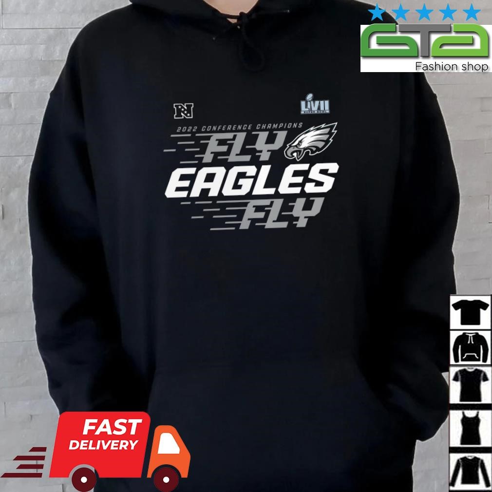 Funny philadelphia eagles 2022 nfc champions team slogan shirt, hoodie,  longsleeve tee, sweater