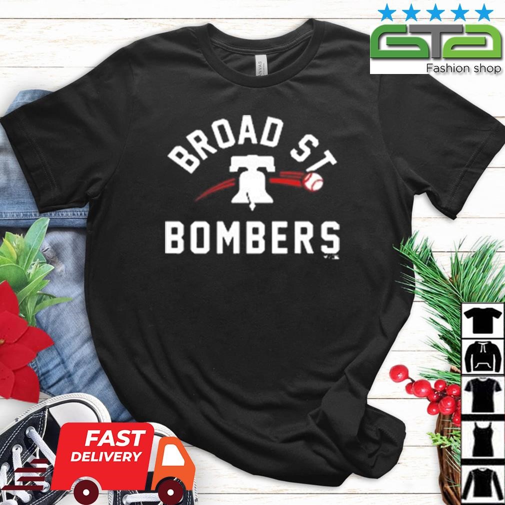 Broad Street Bombers Philadelphia Phillies Paint The Black T-shirt