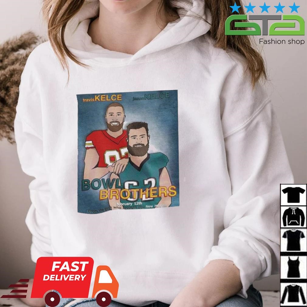 2023 kelce bowl new heights with jason and travis kelce t-shirt, hoodie,  sweater, long sleeve and tank top